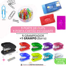 Kit Material Escolar Feminino Completo Mochila Feminina Escolar Material Estojo Escolar Menina Rosa